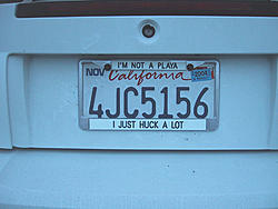 My girlfriend bought a new license plate frame...-playa.jpg