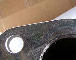 For those that asked about it: SwainTech Header Coating pics...-borla.flange.close.edge.jpg