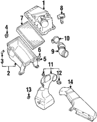 Air inlet duct - 2.0 liter - 2.0 liter-intake.gif