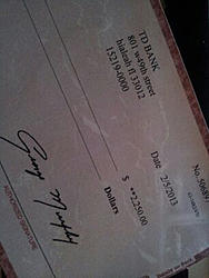 Silly SCAMMERS. ,250 fake check EVERYONE PLZ BE AWARE!-20130207_214153.jpg