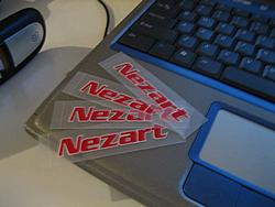 FS: Used WORK Nezart Spoke2 17x7 +42 Black w/polish lip-worknezartstickerssmall.jpg