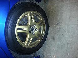 FS/WTT:02-03 Painted Gold wrx wheels / Potenz RE-forumrunner_20131009_191813.jpg