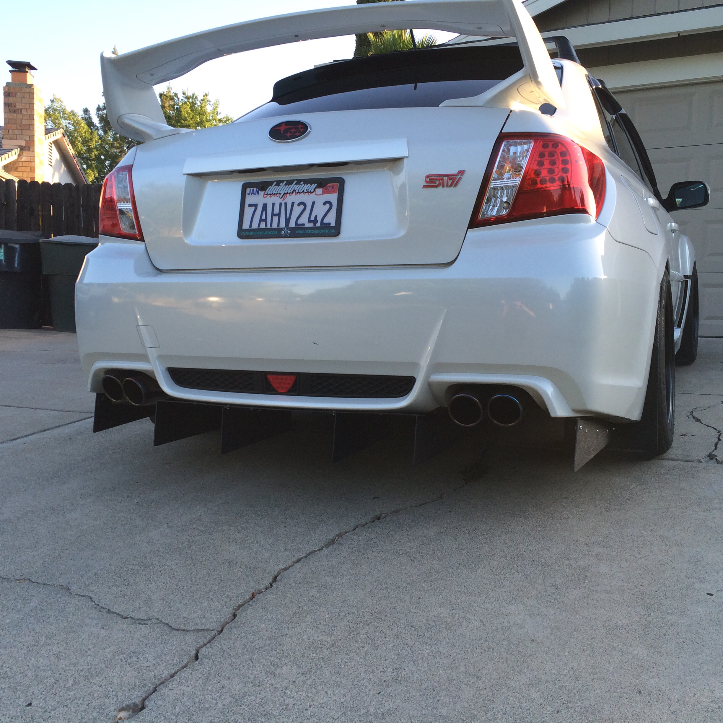 0814 WRX/STI sedan rear diffuser The Ultimate Subaru Resource