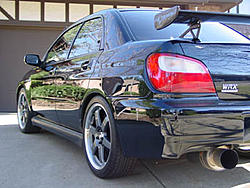 Calling all WRX's with Volk Racing LE37T Wheels-leftrear.jpg