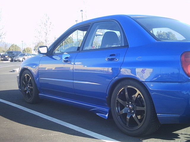 Wrb Wrx 04 Fresh Painted Side Skirts And Strakes I Club The Ultimate Subaru Resource