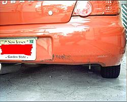I'm an Idiot! look what happened to my car!!!-bumper-dent.jpg
