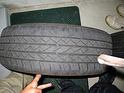 FS: Stock WRX Rims with Pretty Bald RE92's-tread-3.jpg